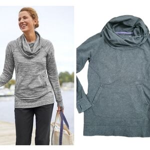 L.L.Bean Cozy Pullover Cowl Neck Sweatshirt